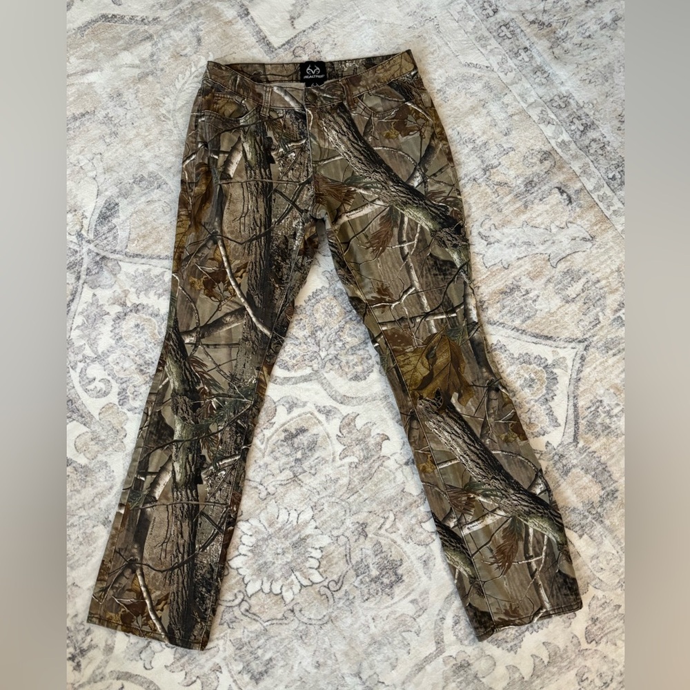 Realtree Camo Pants Womens Sz 6 Flare Outdoors